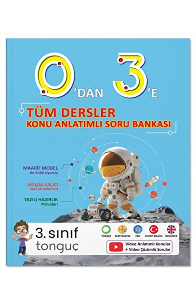 Tonguç Yayınları 0'dan 3'e Tüm Dersler Konu Anlatımlı Soru Bankası (MAARİF MO...
