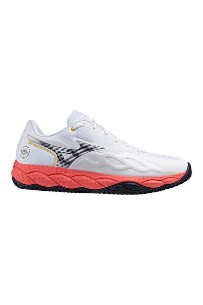 MIZUNO Pantofi de tenis WAVE ENFORCE COURT CC FW 2025-Alb/Coral-40 1/2