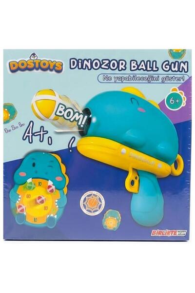 DOSTOYS Dinosaur Ball Launcher Red