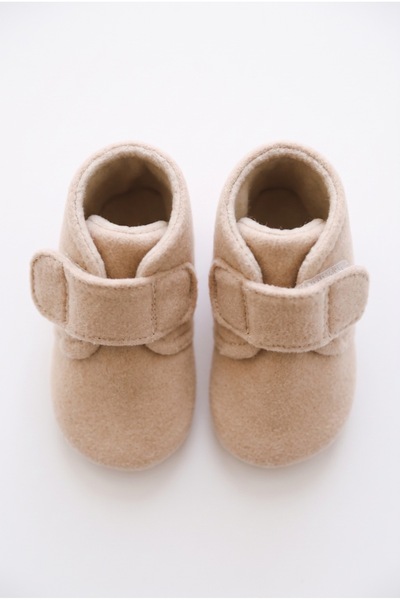 Minik Adımlar Bebek Booties, Unisex Baby Slippers, Velcro Baby Booties, Baby ...