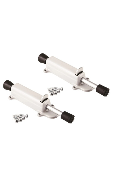 MEKs Foot-Operated Door Stopper / Stopper White 1 Piece