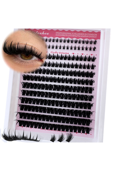 choice2 MIX 0.07mm D ZH21 jiaxianzi100D Spikes 60D-300D Eyelashes 6-18mm Lash...