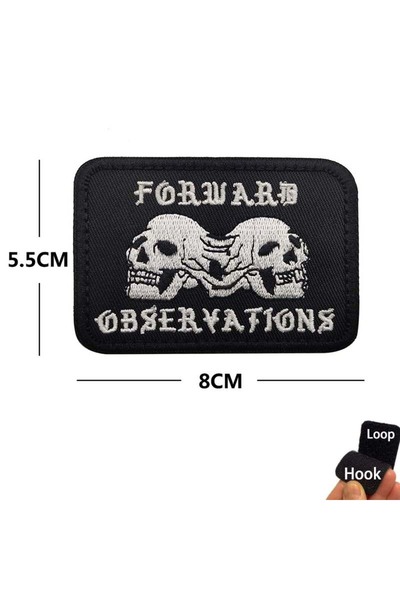 Choice11 HK108-14 Pirate Flag,FOG Forward Observations Clothes Badge,Blackbea...
