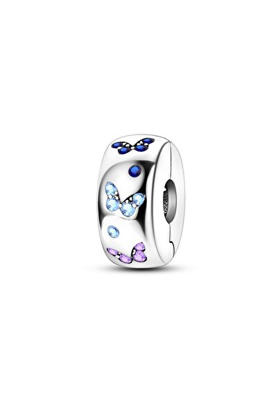 Choice32 KTC898 Charms Fit Original Beads 925 Sterling Silver Clip Charms Zir...