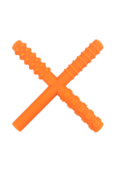 choice2 RU005-orange Kid Chewing Tube Speech Therapy Teeth Massager Tool Chil...