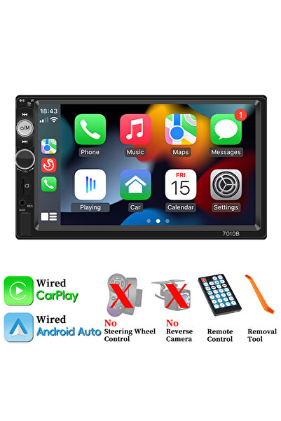 Choice1 only radio Hippcron 2Din Car Radio 7inch Touch Screen Carplay Android...