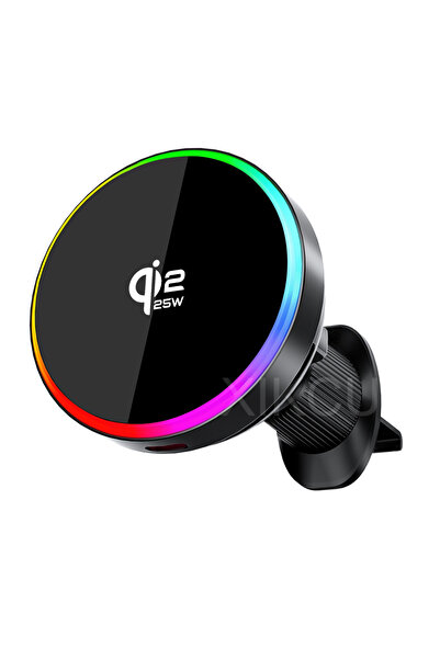 Choice VIKEFON Black qi2.2 25W Car Wireless Charger for Magsafe iPhone 17 16 ...