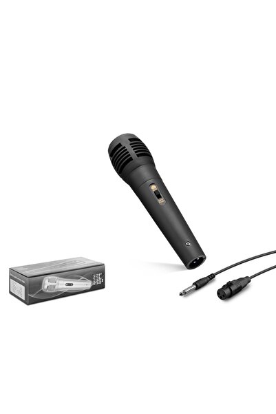 HADRON HDX2753 Sahne Tipi Vokal Mikrofonu XLR 6.35 mm Siyah