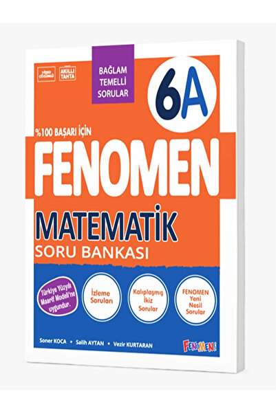 fenomen okul FENOMEN 6 MATEMATİK (A) SORU BANKASI