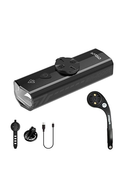 Choice1 BR-1000T S2 CYCLAMI Bike Front Light IPX6 Type-C Rechargeable Aluminu...