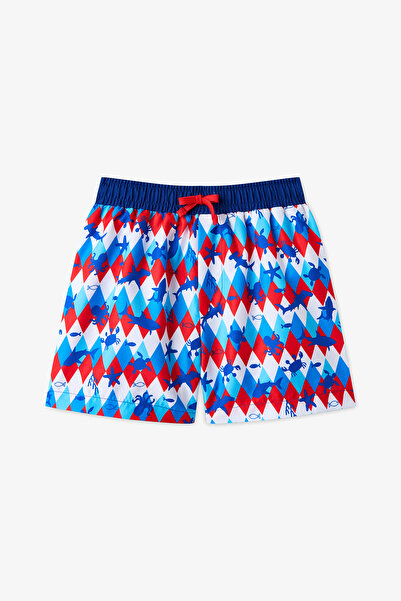 Penti Pantaloni scurți pentru băieți cu model Circus Baklava