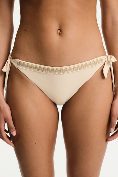 Penti Pastel Beige Kaia Mid-Waist Bikini Bottom