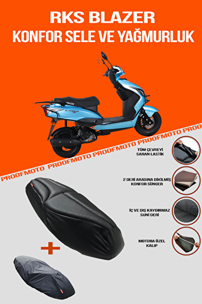 PROOFMOTO Rks Blazer Comfort Saddle and Raincoat Cover