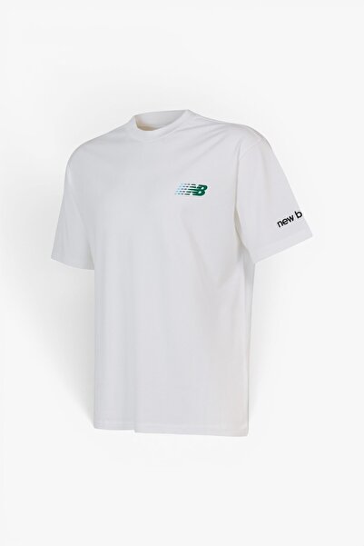New Balance Nb Lifestyle Men Tshirt Men's White T-Shirt - Mnt1644