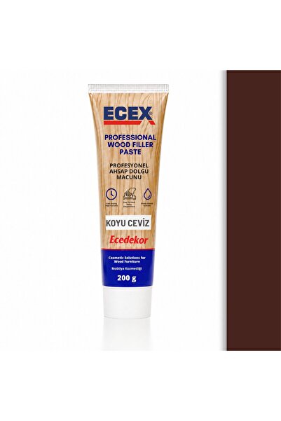 ecedekor ECEX Ahşap Dolgu Macunu Tüp (200gr)