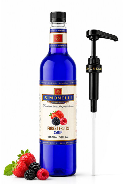 Simonelli Orman Meyveli Aromalı Kahve Şurubu 700 ml - İçecek ve Kokteyl Şurub...