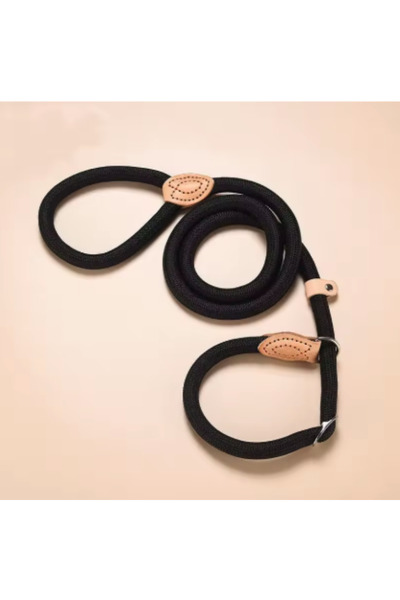 Choice13 1cmX180cm Black New Dog Leash Slip Rope Lead Leash Heavy Duty Braide...