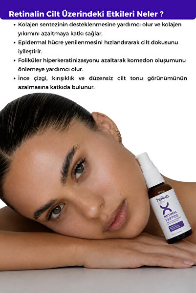 Helixa Laboratories Retinal Peptide Serum - %0,1 Retinal, %3 Niasinamid, Pept...