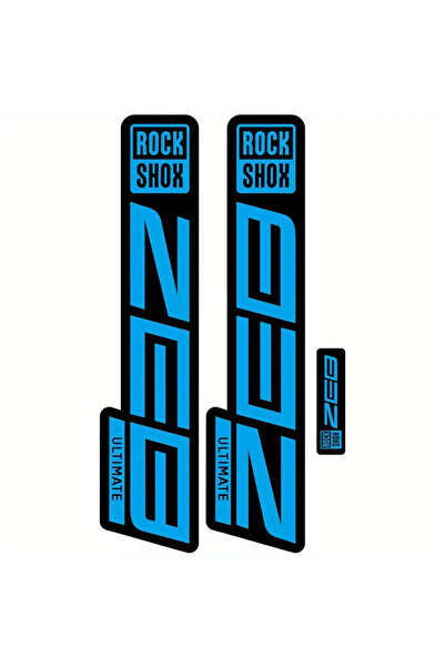 choice2 blue1set 1set RockShox ZEB ULTIMATE Fork Stickers Scratch-Resistant S...