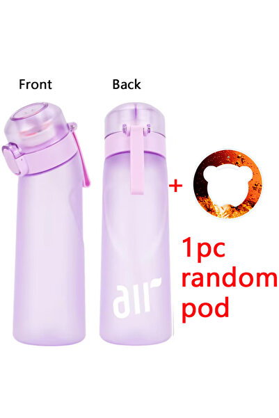 Choice3 A-Light Purple 1pc Air Flavored Water Bottle With 1pc Random Flavor P...