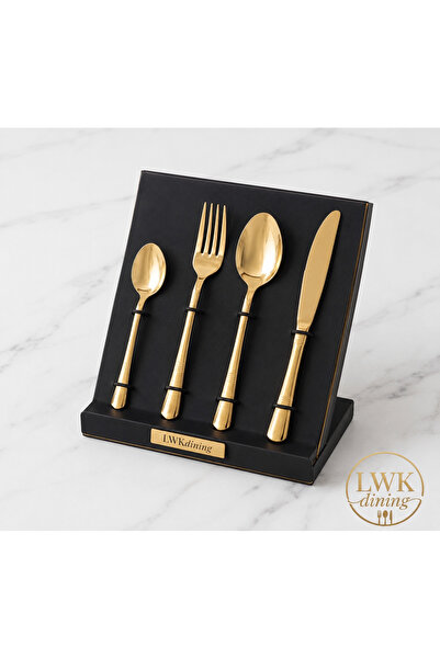 ALTCEVA Set tacâmuri Gold, inox, 24 piese