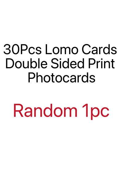 Choice Random 1pcs Kpop Themed 30Pcs Lomo Cards Double Sided Print Photocards...