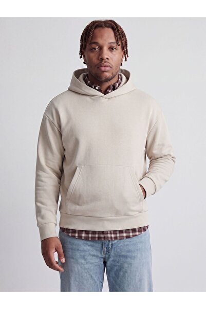 Jack & Jones Plus Kapuzenpullover Plus Size Einfarbig Kapuzenpullover