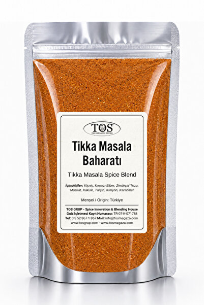 TOS The Organic Spices Tikka Masala Baharatı 100 gr Tikka Masala Spice - Prem...