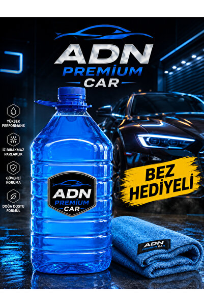 Genel Markalar Bez Hediyeli Cam suyu 5 Lt Antifrizli- 4 Mevsim Parfümlü