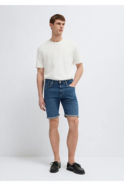 Mavi Brian Premium Blue Hazy Dark Jean Shorts 04184A3304