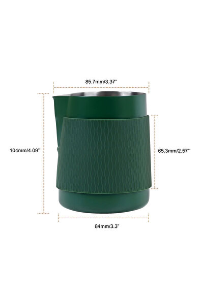 Choice4 Green IKAPE Espresso Milk Pitcher V3, 500ml Milk Frothing Jug Without...