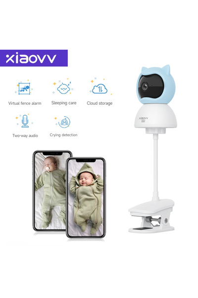 Choice كاميرا مراقبة الأطفال C1 EU 4MP WiFi xiaovv الداخلية مع صوت ثنائي الات...