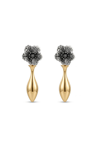 Charmist Steel Zr Design Special Flower Earrings