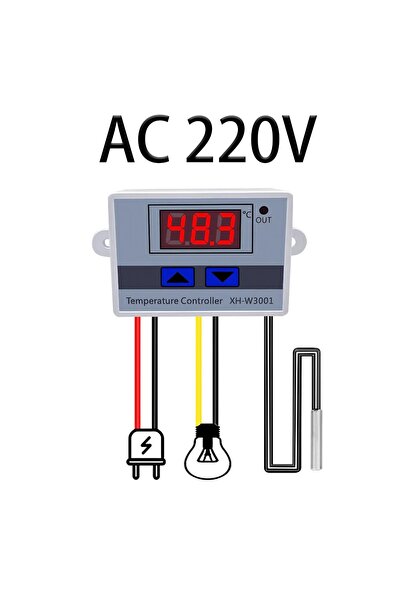 choice2 220V Digital Temperature Controller XH-W3001 for Microcomputer Temper...