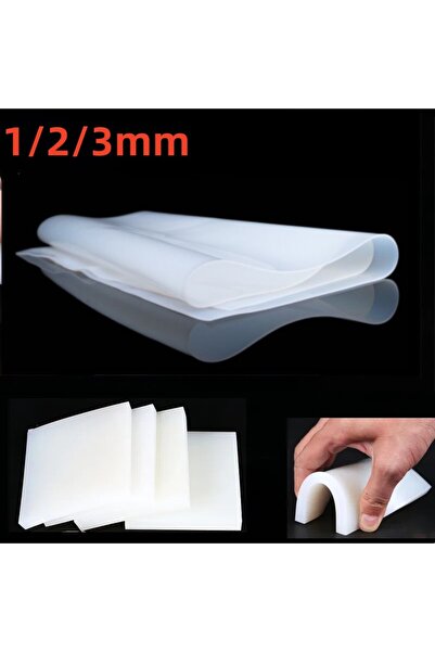 Choice6 1mm 100x100mm White Silicone Gasket Clear Mat Resin Pad 1mm 2mm 3mm H...