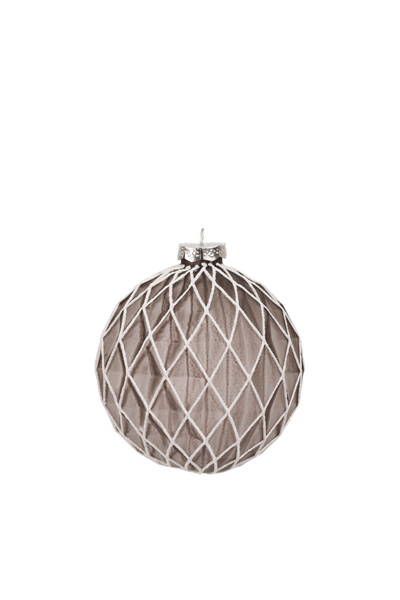 Yargıcı Yuvarlak Cam Ağaç Süsü(8 Cm)