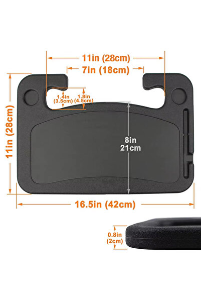 Choice Large 1pc Multifunctional Car Steering Wheel Tray Table Steering Wheel...