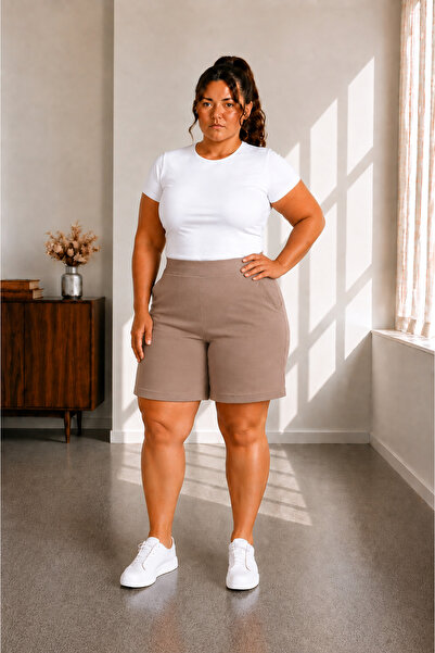 sngl tekstil Women's Plus Size Shorts S m L XL 2XL 3XL 4XL 5XL 6XL 7XL 8XL 9XL
