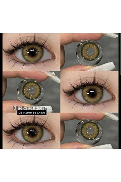 EyesPro BLACSPOT GREEN 1 YILLIK ELA GÖZ LENSİ YANMA BATMA YAPMAZ