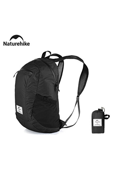 Naturehike Black 18L Camping Backpack Portable Ultralight Waterproof Nylon Ba...