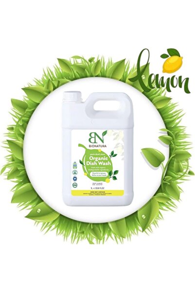 Bionatura Organic Dish Wash – Lemongrass Essential Oil, Plant-Based Dishwashi...