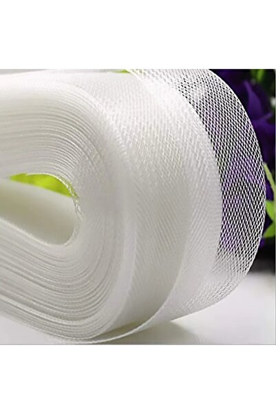 Choice white 50 Yards 25mm 50 Yards Rigid Polyester Horsehair Braid for Polye...