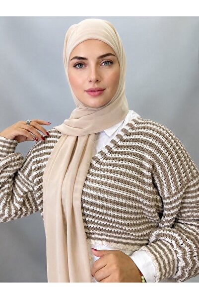 ALDAIYR شيفون فاخر جاهز للارتداء مع بونيه BOA12354