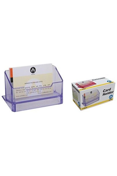 Ark Table Business Card Holder Plastic Transparent 152.1Krt.1384