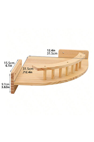 Choice1 Type 14 Wall Mounted Cat Shelf Floating Perch Modern Cat Wall Furnitu...