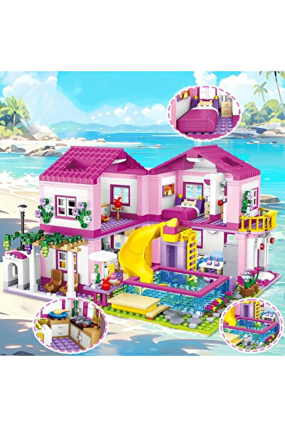Choice opp bag Friends City House Summer Holiday Villa Castle Building Blocks...