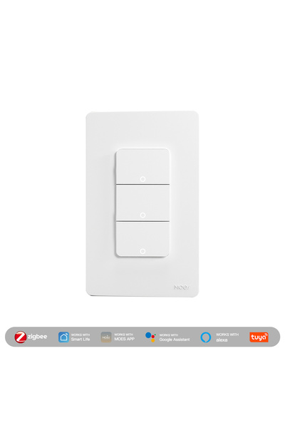 Choice1 MOES Zigbee Switch 3 gang MOES Tuya Zigbee Smart Switch US Version 1-...