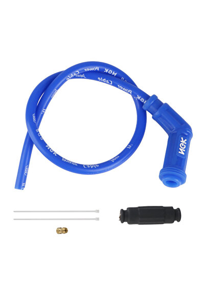 Choice 120 angle Blue Lridium Cable Spark Plug Motorcycle Ignition Coil Unive...