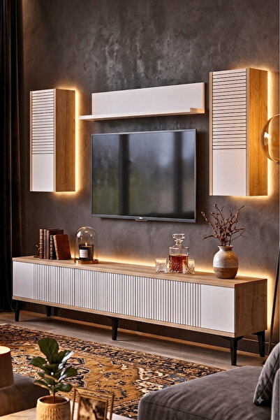 cnyr TVR1819DB - CORSA TVR180 ÜNİTESİ TAKIM SAFİRMEŞE - BEYAZ 180CM
