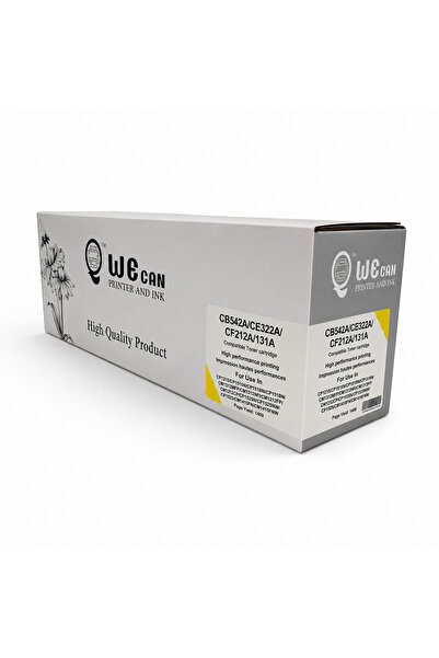 Wecan حبر تونر CB542A / CE322A / CF212A / 125A / 128 / 131A أصفر (Yellow) متو...